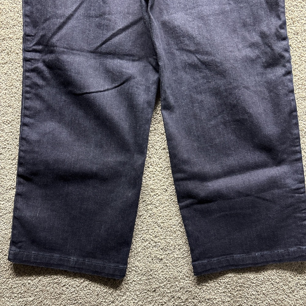 Judy Blue Wide Leg Denim Jeans‎ Women's 11/30x25 Cropped Blue Braided Sides NWOT - Picture 9 of 14